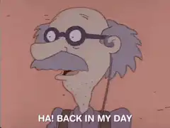 Professor Frink laughing back in my day
