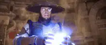 Raiden summoning lightning