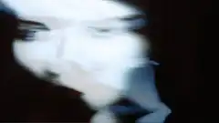 glitchy distorted face animation