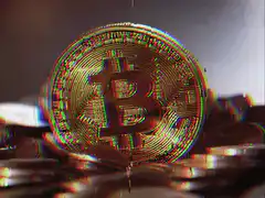 glitching bitcoin coin
