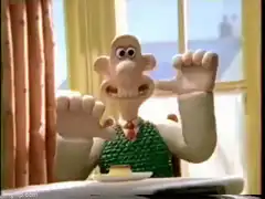Wallace and Gromit sheep dance