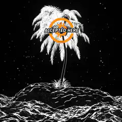 Bitcoin Accepted Here Palm Tree Glitch