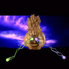 Groot shoots lightning at Bitcoin