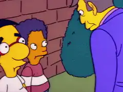 Martin Prince kisses Principal Skinner