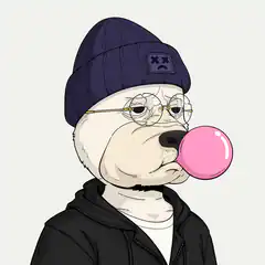 dog blowing pink bubblegum bubble