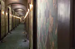 Jack Torrance peeking from hotel room