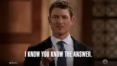 I Know You Know The Answer