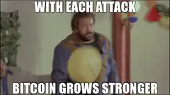 With Each Attack Bitcoin Grows Stronger