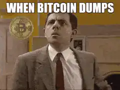 Mr. Bean When Bitcoin Dumps
