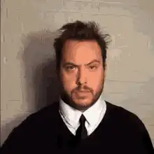 Charlie Day falls into coffee mug