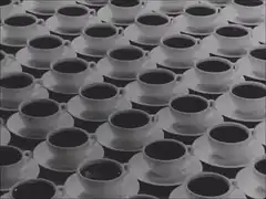 Grid of coffee cups