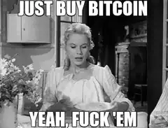 Just Buy Bitcoin Yeah Fuck Em