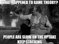 What happened to game theory keep stacking