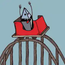 Rollercoaster nose character