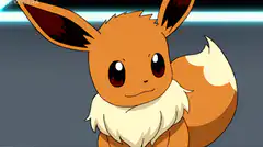 Eevee, Pikachu, and friends laughing together