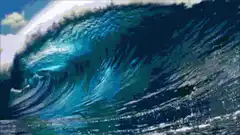 pixel art wave crashing