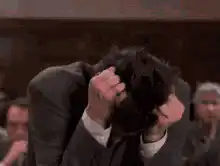 Man pulls hair then screams