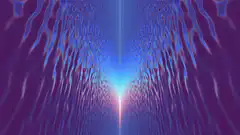 blue and purple abstract tunnel