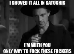 I Shoved It All In Satoshis