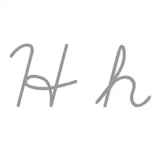 Text animation writing xh