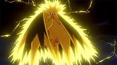 Articuno glowing with electric aura