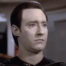 Data Star Trek blank stare