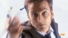 The Doctor zaps the TARDIS