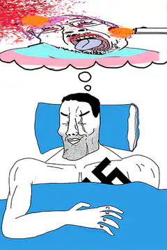 Chad dreaming of a trans girl