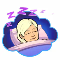 Blonde woman sleeping in bed