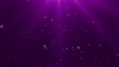 Purple space with twinkling stars