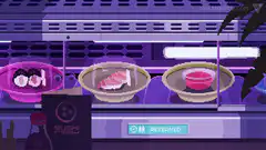 pixel art sushi conveyor belt
