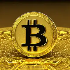 Golden Bitcoin Coin