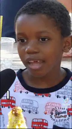 Boy says he loves corn
