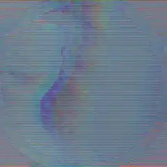 Glitchy abstract colorful animation