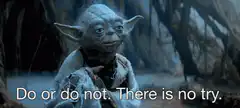 Yoda Do or Do Not There Is No Try