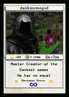 dankmemegod trading card