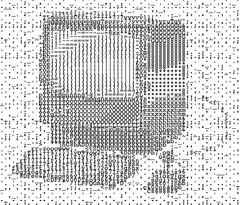 ASCII art computer monitor