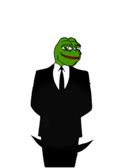 Pepe in Suit Reveals Fire Q