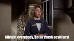 Flight attendant crash positions