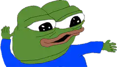 Pepe shrugging