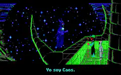 Yo soy Caos pixel art scene