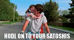 Hodl on to your satoshis