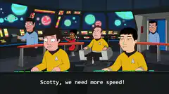 Scotty giving her all she's got