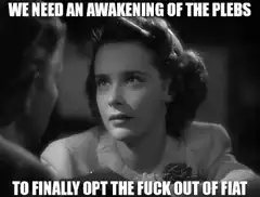 We Need an Awakening of the Plebs