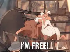 Frollo escapes cage but gets stuck in stocks