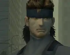 Solid Snake serious face