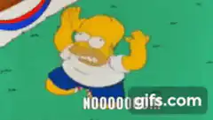 Homer Simpson screaming NOOOOOO