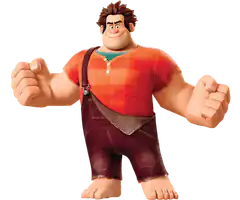 Wreck-It Ralph flexing confidently