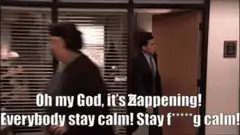 Oh my God, it's Zappinging!