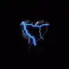 Blue lightning heart animation